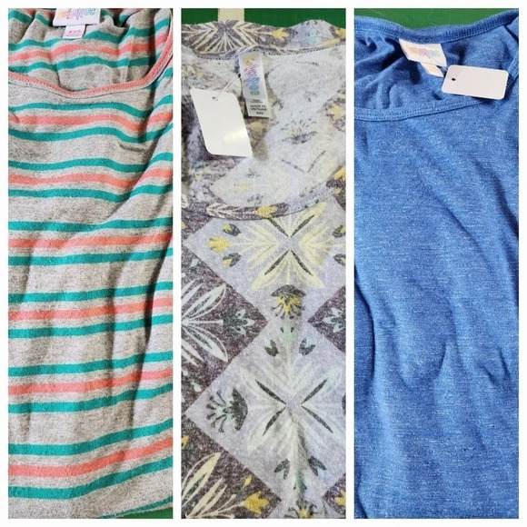 Lot of 3 Lularoe XXS TEES - Picture 1 of 7